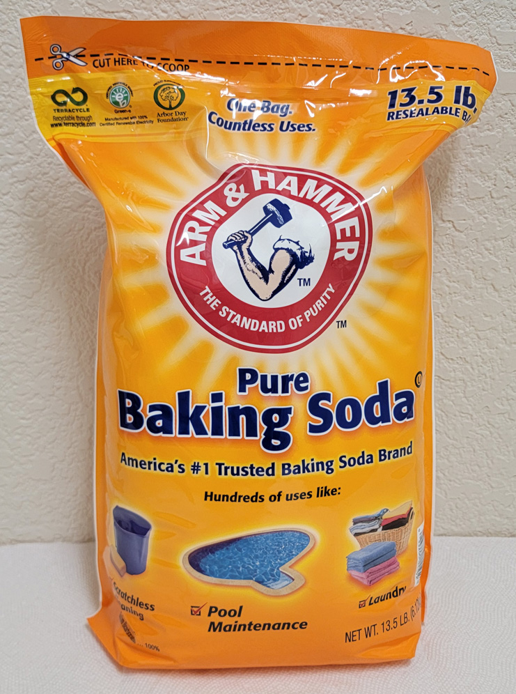 Arm & Hammer baking soda (sodium bicarbonate)